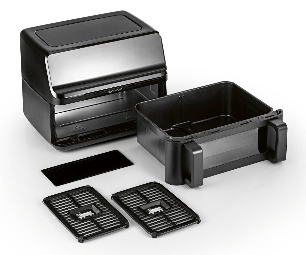 Rachs KOCHWERK Heißluftfritteuse 14349 schwarz Kunststoff B/H/L: ca. 37,5x38x30 cm ca. 9 l