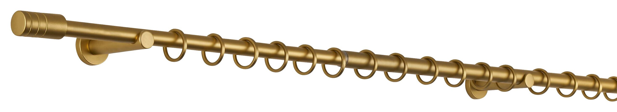 ondeco Stilgarnituren rillcube gold Metall ausziehbar von ca. 120 bis 210 cm 1.0 Läufe