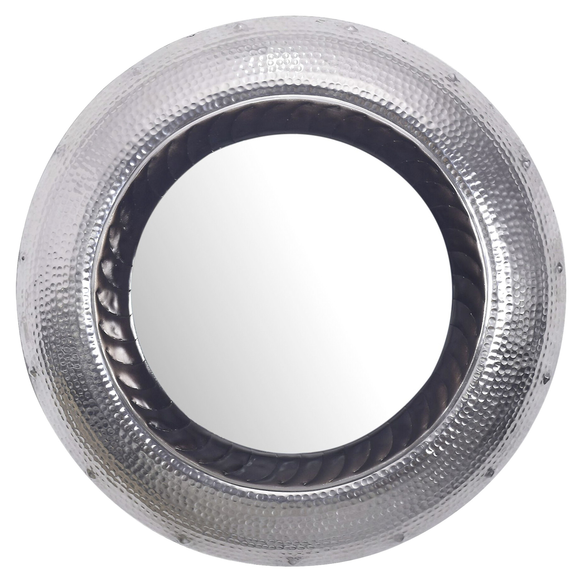 Wohnling Wandspiegel silber Metall T/D: ca. 9x74 cm