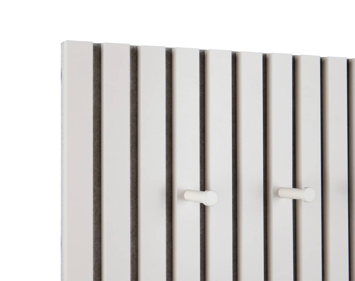 Wandpaneel Grace sand MDF Filz B/H/T: ca. 50x125x7 cm