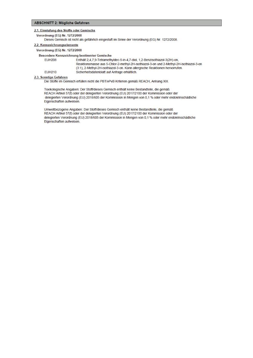 POCOline Acryl Klarlack farblos glänzend ca. 0,75 l