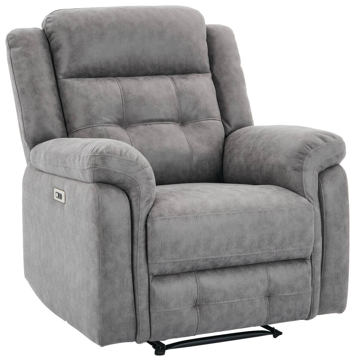 Sessel Philip grau Microfaser B/H/T: ca. 94x103x95 cm