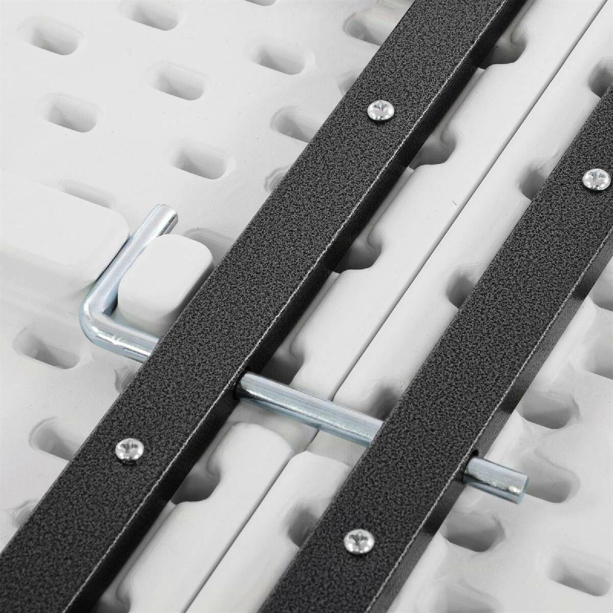 VCM Klapptisch weiß Kunststoff B/H/T: ca. 72x74x180 cm