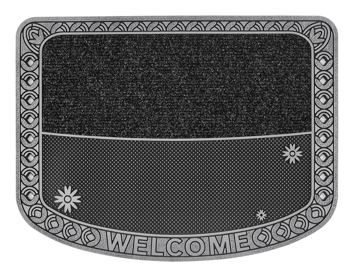 Fußmatte DoubleCircle anthrazit B/L: ca. 75x57 cm