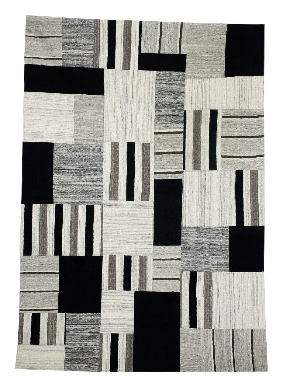 Kayoom Kurzflorteppich Radical 320 grau B/L: ca. 160x230 cm