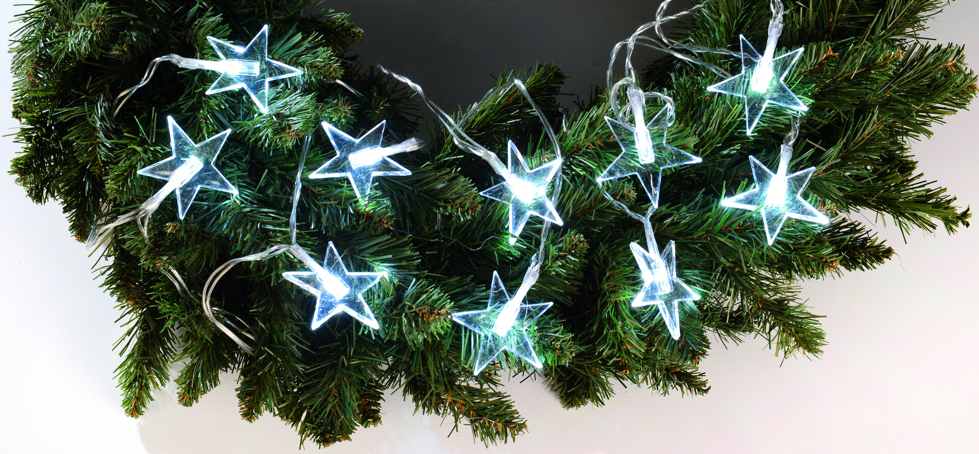 POCOline LED-Lichterkette kaltweiß Kunststoff L: ca. 300 cm