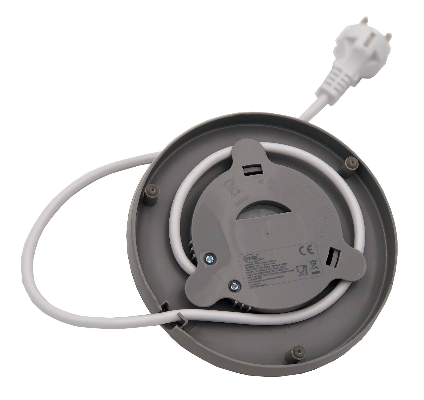 Elta Wasserkocher WK-2200.16 weiß Kunststoff ca. 1,7 l