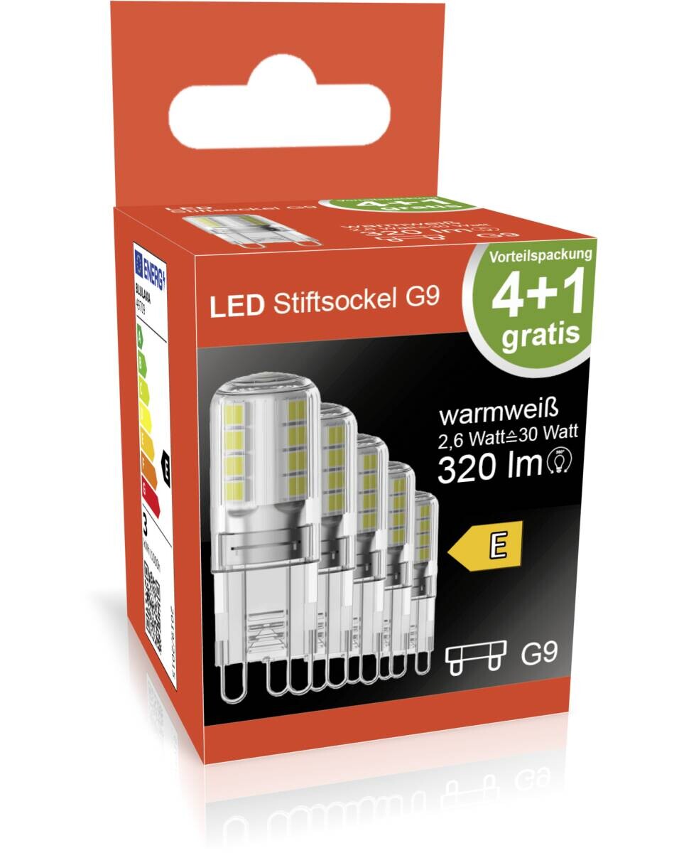 Blulaxa LED-Stiftsockellampe G9