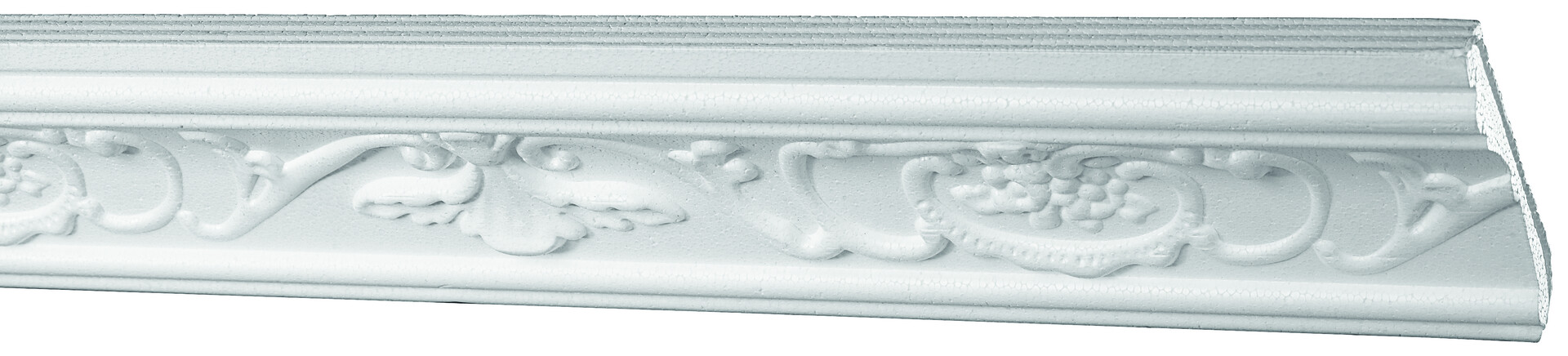 Zierprofil weiß B/H/L: ca. 3,5x7,5x200 cm