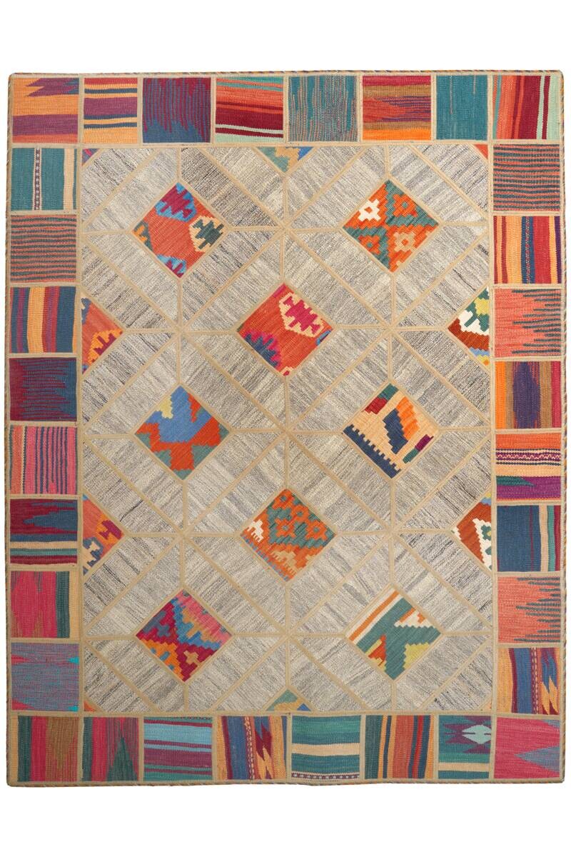 PersaTepp Teppich Kelim Tekkehdouz beige B/H/L: ca. 150x1x200 cm