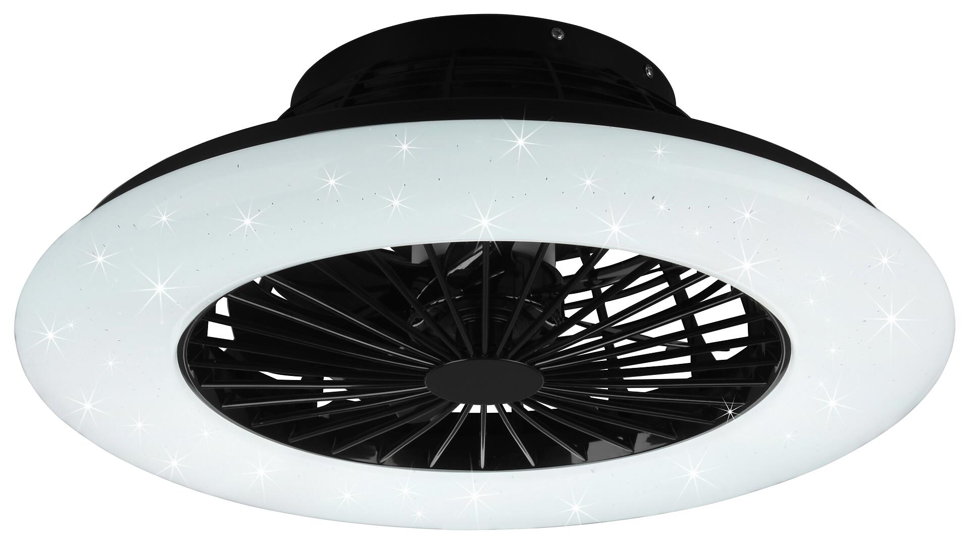 Reality Deckenleuchte Stralsund schwarz weiß Kunststoff H/D: ca. 16x50 cm