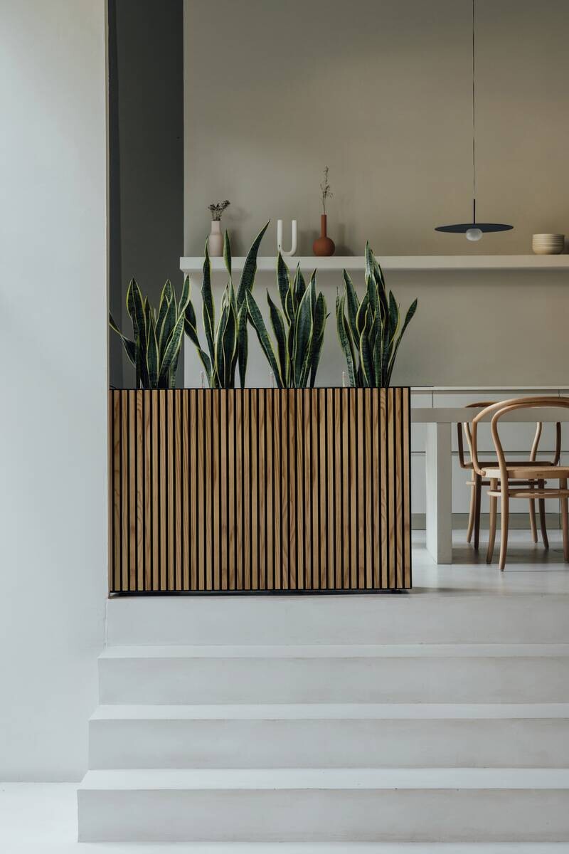 Herstera Garden Pflanzkübel Deco Planter schwarz Holz B/H/L: ca. 120x80x40 cm