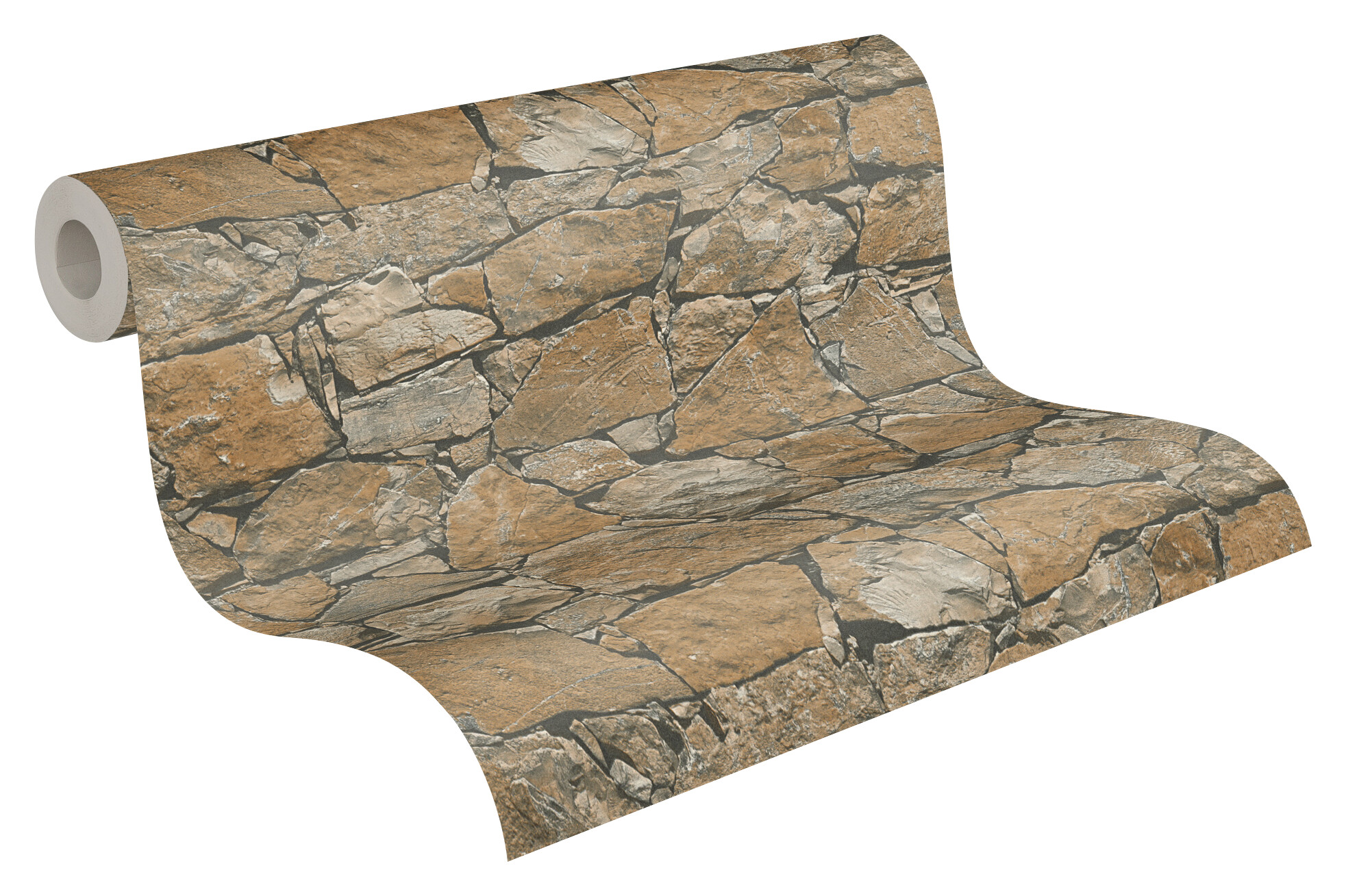 A.S.Creation Vliestapete braun grau beige B/H/D: ca. 53x1005x9,8 cm