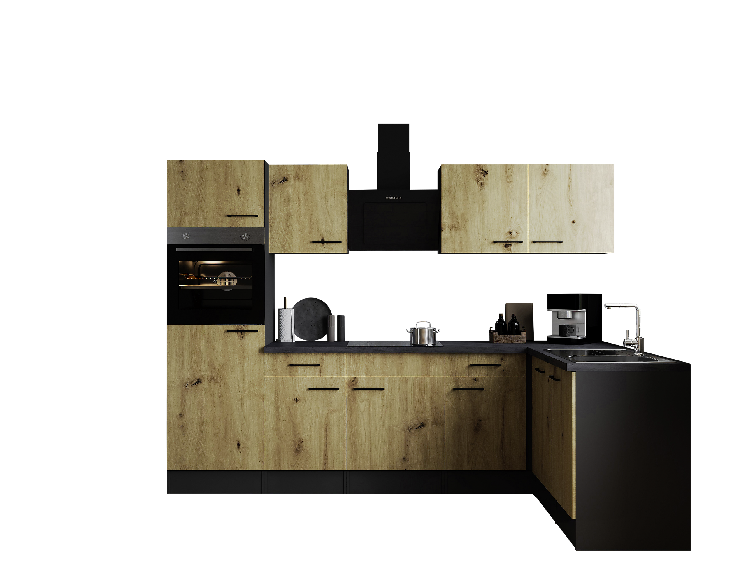 Winkelküche Oliver B/H/T: ca. 280x205x172 cm