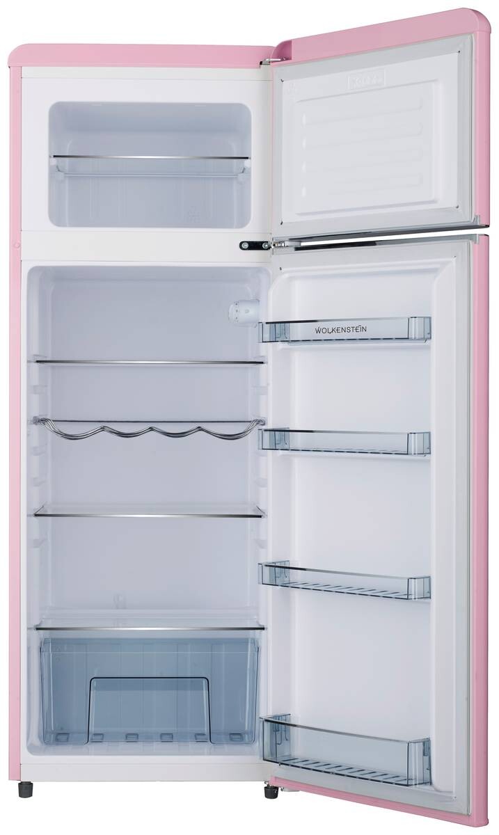Wolkenstein Retro Kühl-/Gefrierkombination GK212.4RT SP pink B/H/T: ca. 54,5x145,6x62,6 cm