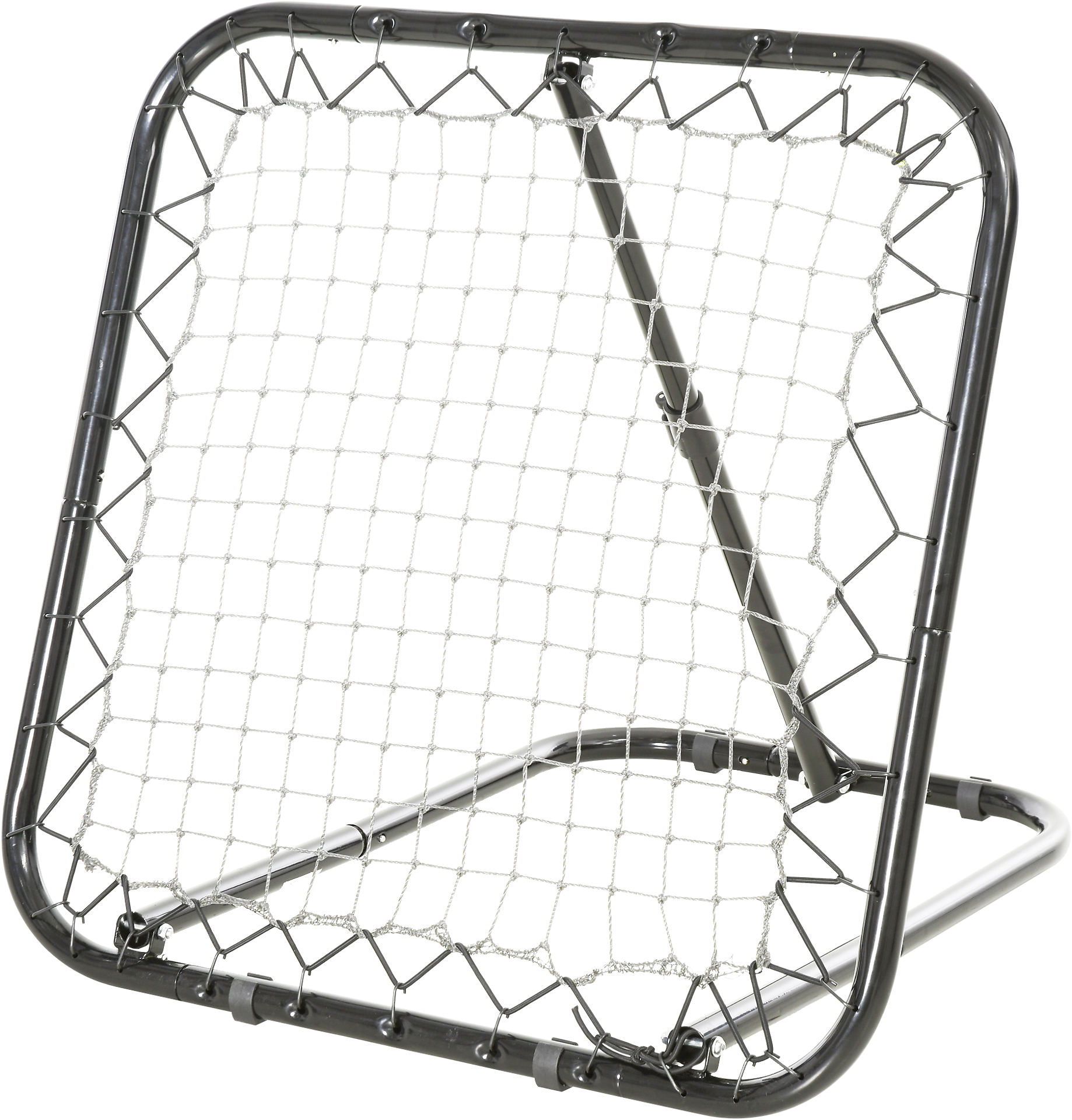 HOMCOM Rebounder schwarz B/H/T: ca. 84x84x11 cm
