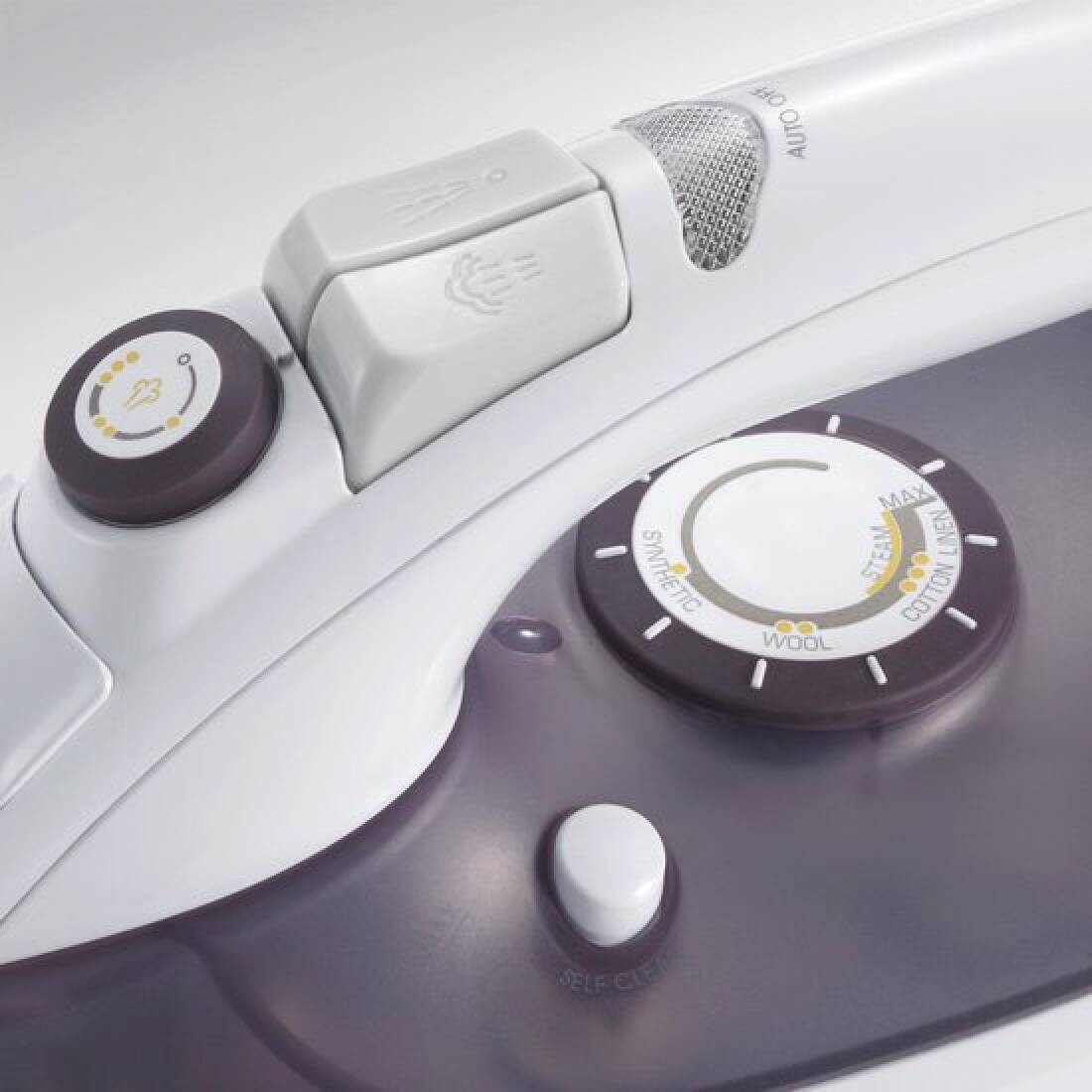 Severin Dampfbügelautomat lila weiß B/H/L: ca. 13,5x17x32 cm