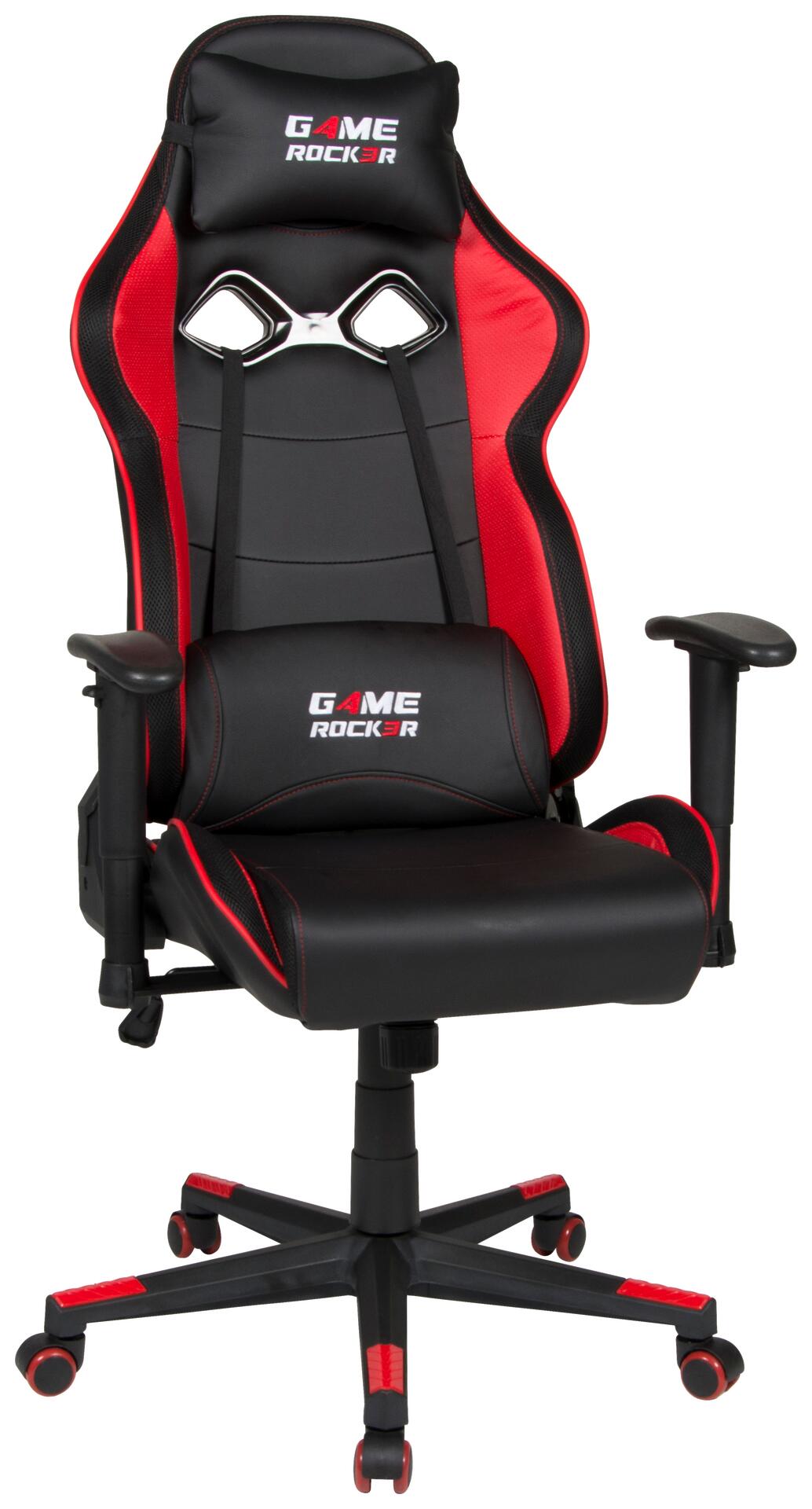 Gaming-Sessel Game Rocker schwarz rot
