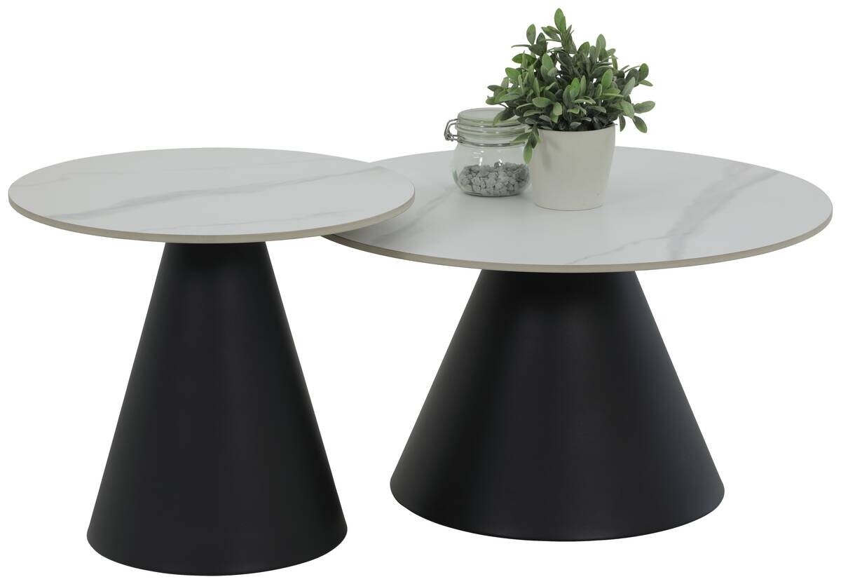 Couchtisch Dustin weiß Marmor Stein