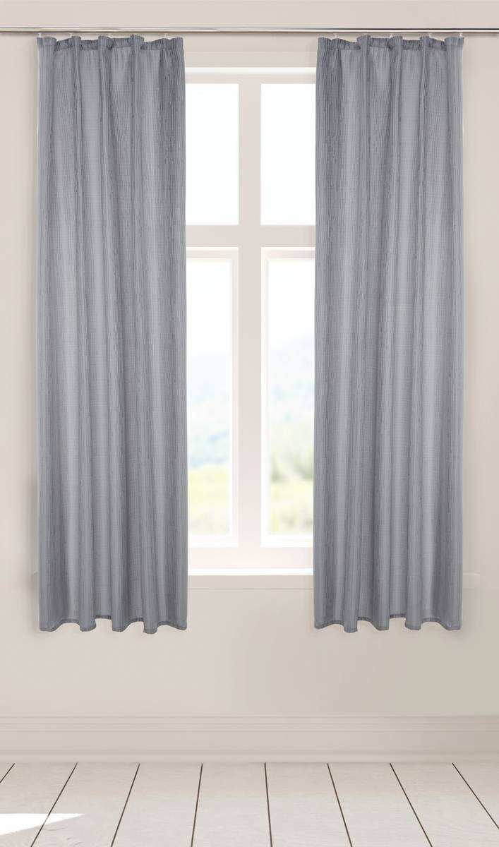 silver edition Dekovorhang Tessin silber B/L: ca. 140x175 cm