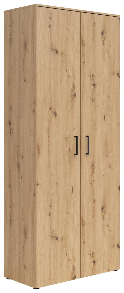 Schrank Multi-Stauraum Typ 37 Eiche Artisan Nachbildung B/H/T: ca. 80x195x40 cm