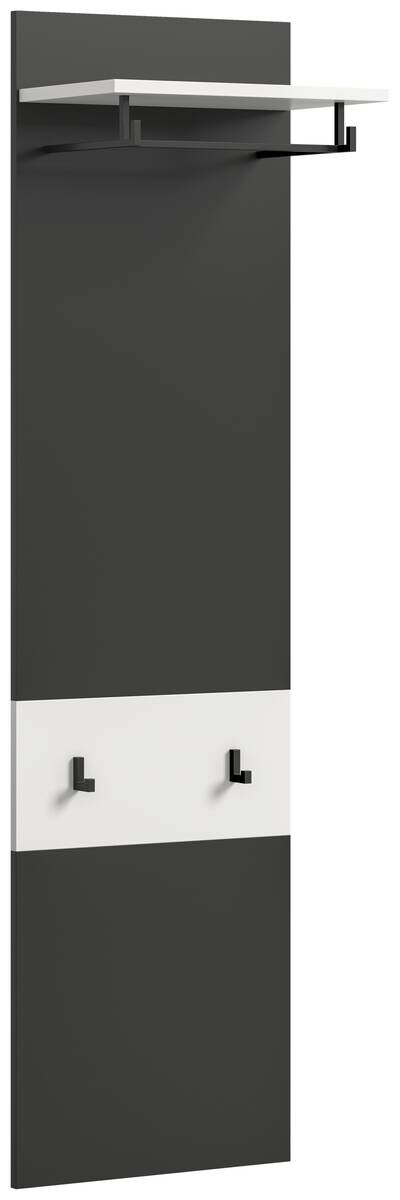 Paneel Canu basaltgrau Nachbildung weiß B/H/T: ca. 45x165x29 cm