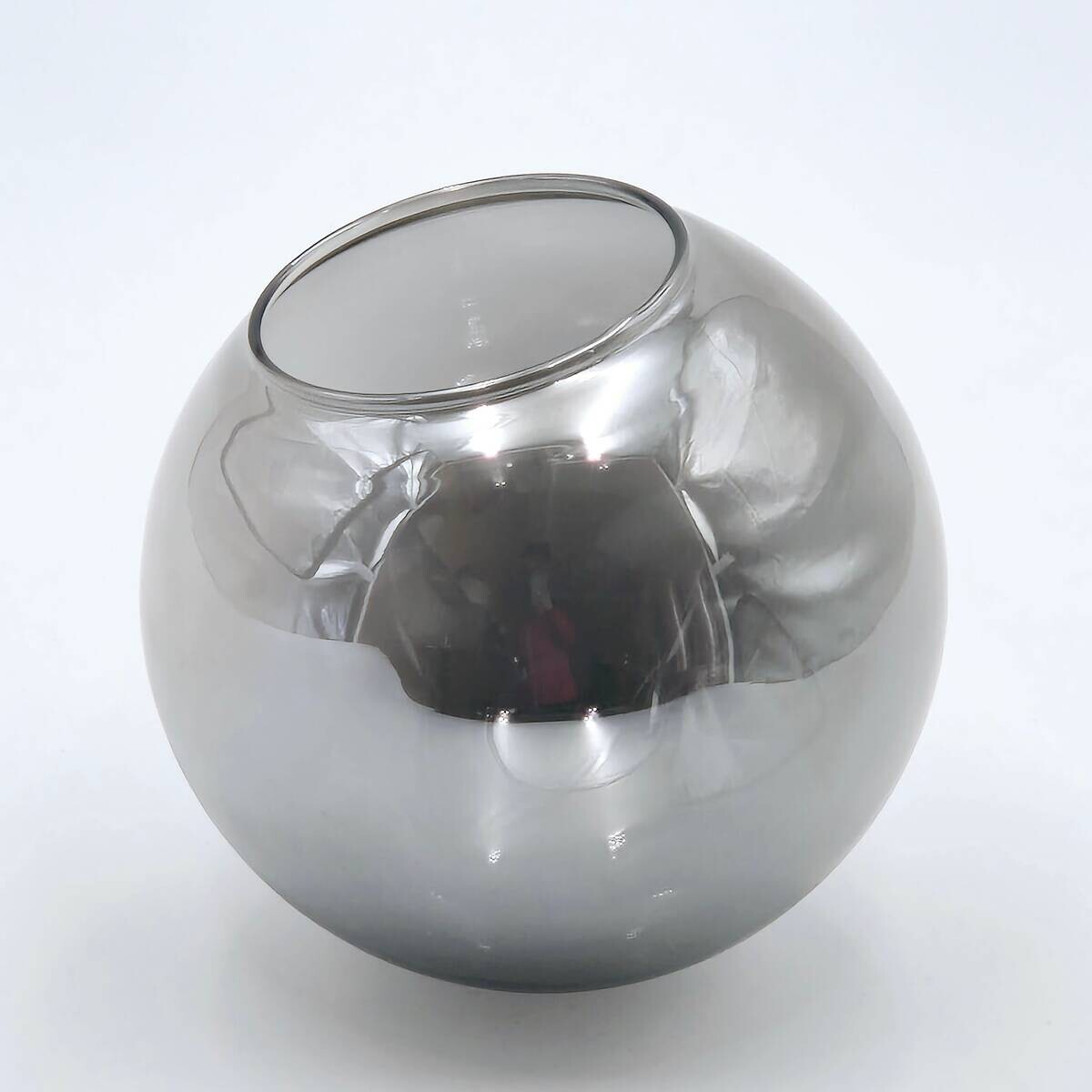 Lamkur Anbauleuchte Malena Chrom schwarz Glas Stahl B/H/L: ca. 64x20x64 cm E14 6 Brennstellen