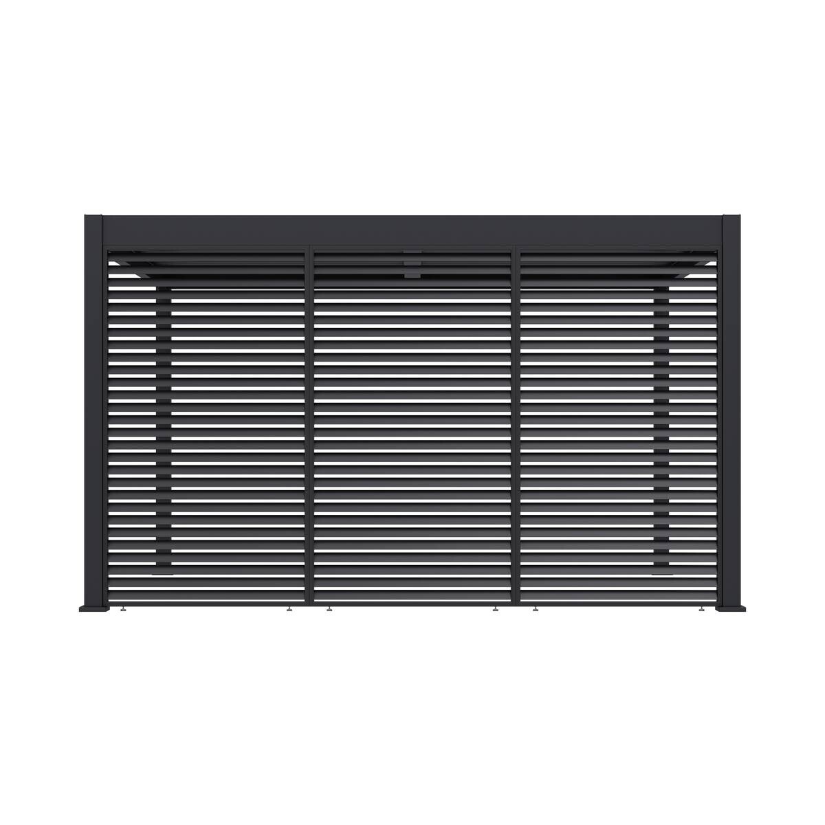 Paragon Outdoor Lamellen-Sichtschutz Grand Tuscan grau Aluminium B/H: ca. 135x234 cm