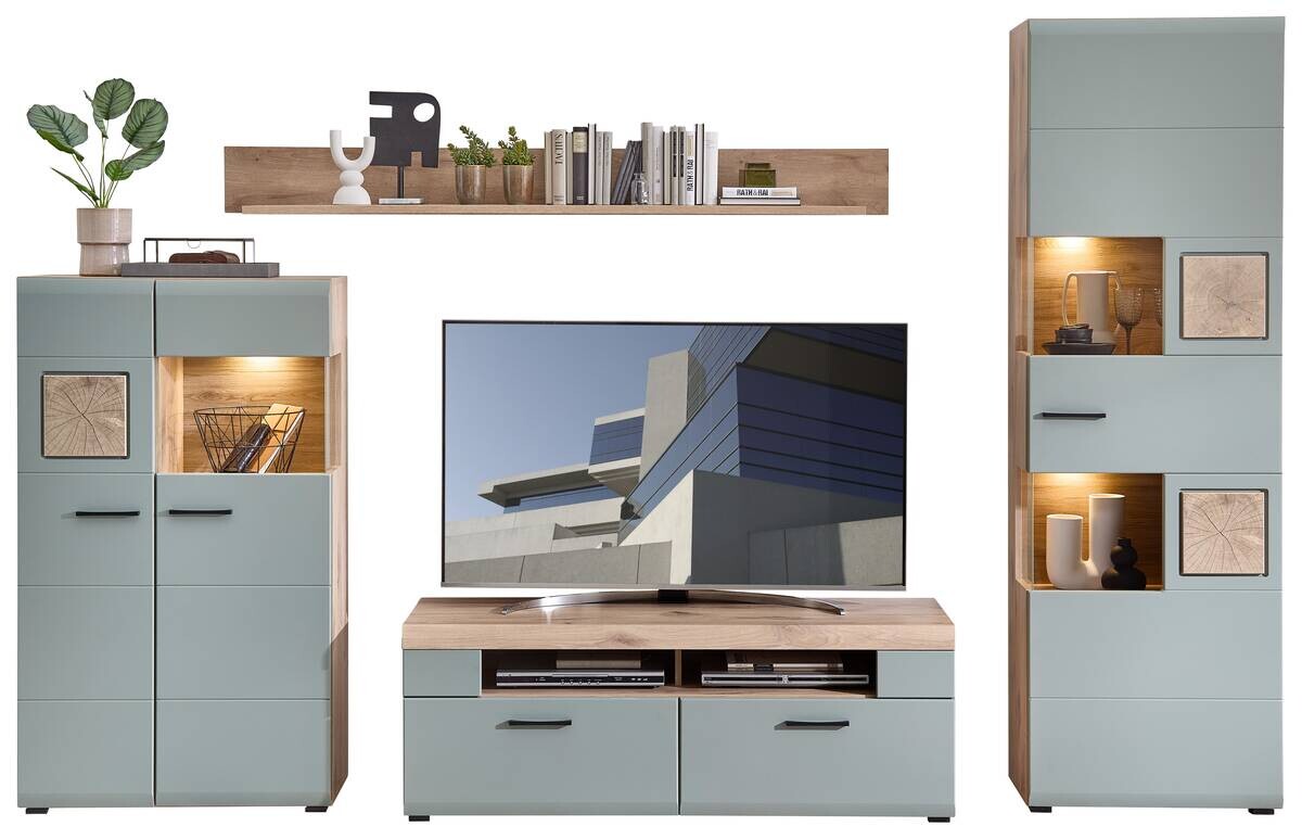 Wandboard Fun Plus 2 Oak Eiche Viking Nachbildung B/H/T: ca. 180x18x22 cm