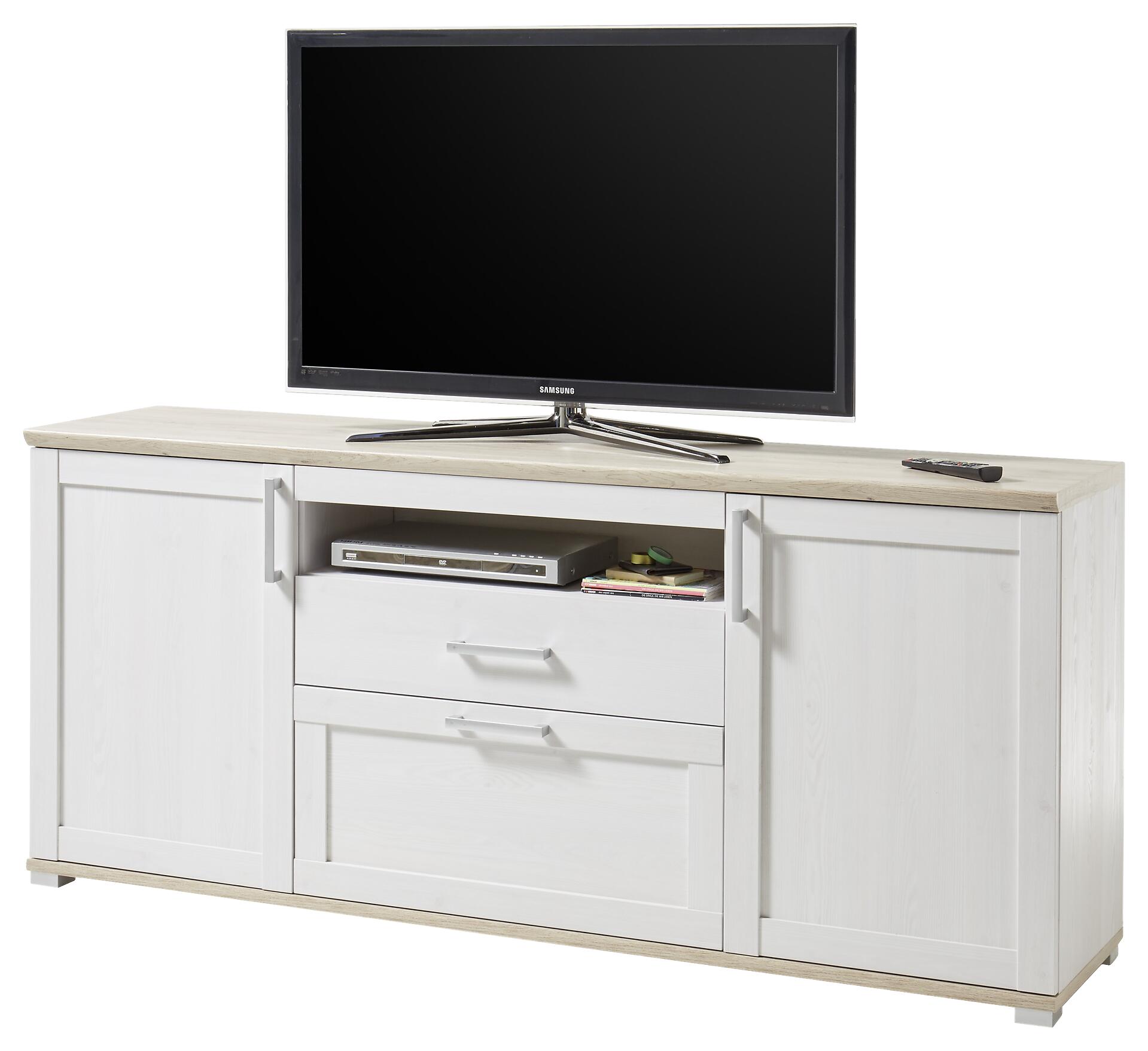 TV-Highboard Romance Sibiu Lärche Nachbildung San-Remo Nachbildung B/H/T: ca. 190x82x44 cm TV-Highboard Romance Sibiu Lärche Nachbildung San-Remo Nachbildung B/H/T: ca. 190x82x44 cm