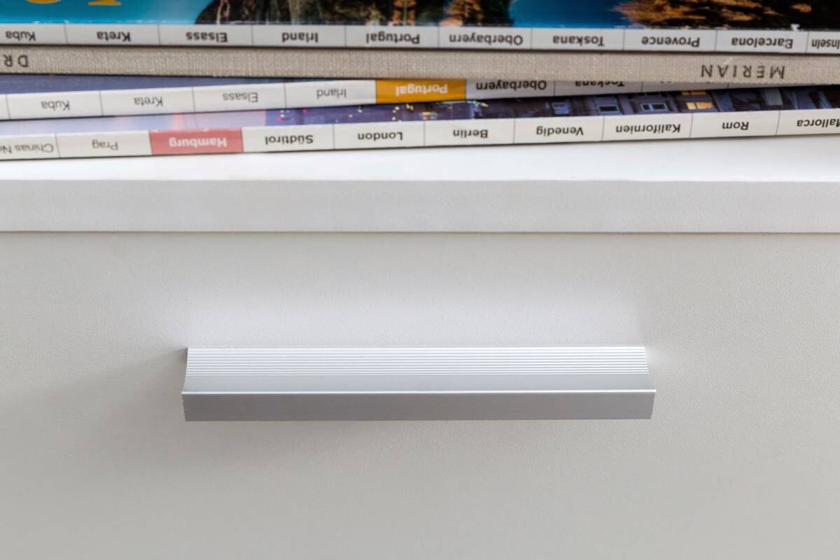 Rollcontainer weiß Spanplatte B/H/T: ca. 33x60x38 cm