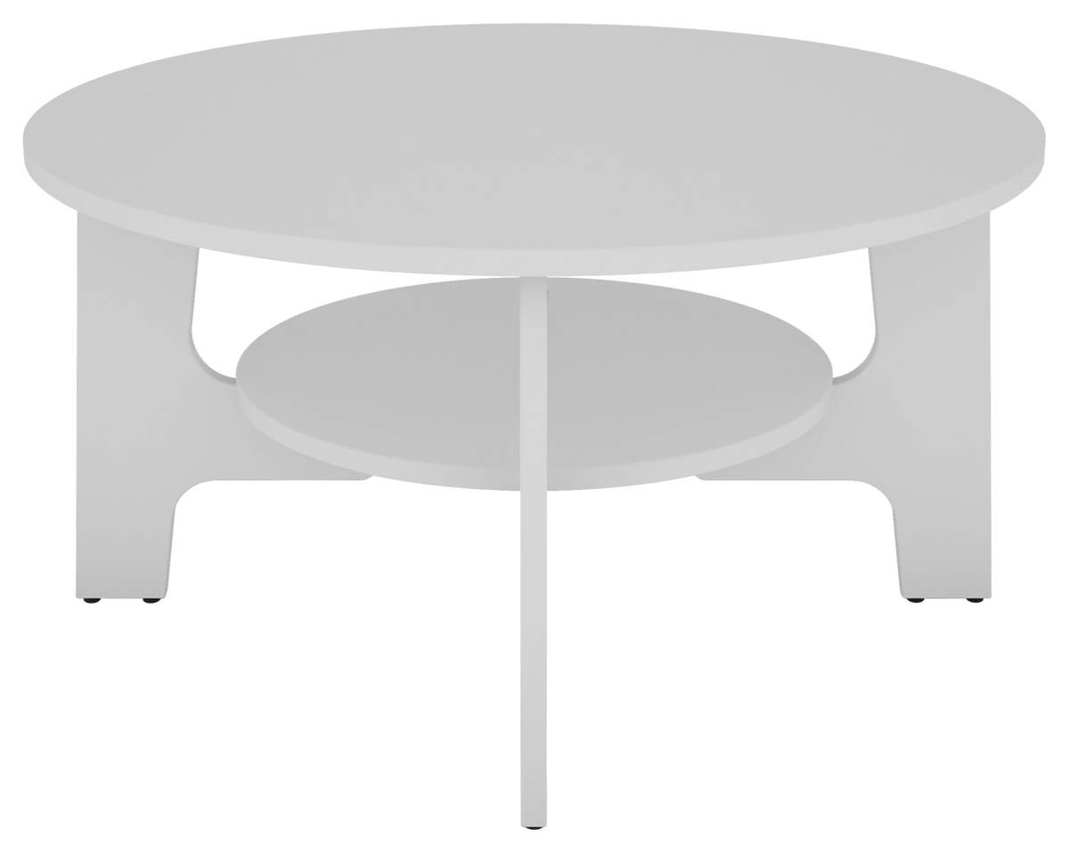 byLIVING Couchtisch JONNY weiß Holzwerkstoff