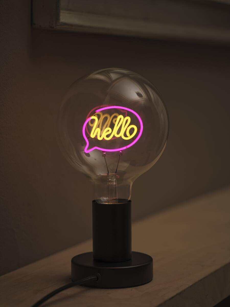 OSRAM LED-Tischleuchte Lettertable Metall B/H/L: ca. 12,5x23x12,5 cm E27