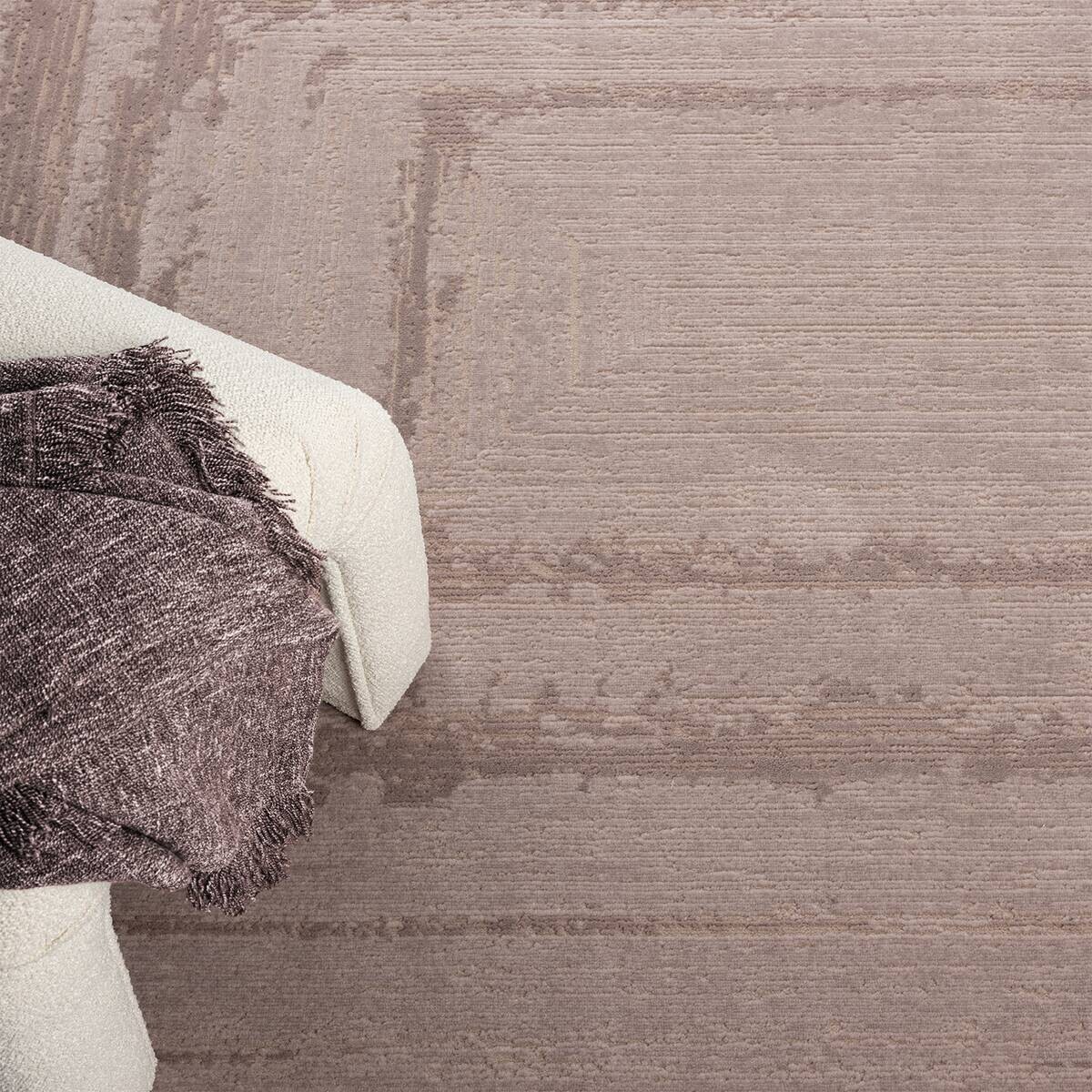 Webteppich Costa taupe B/L: ca. 160x230 cm