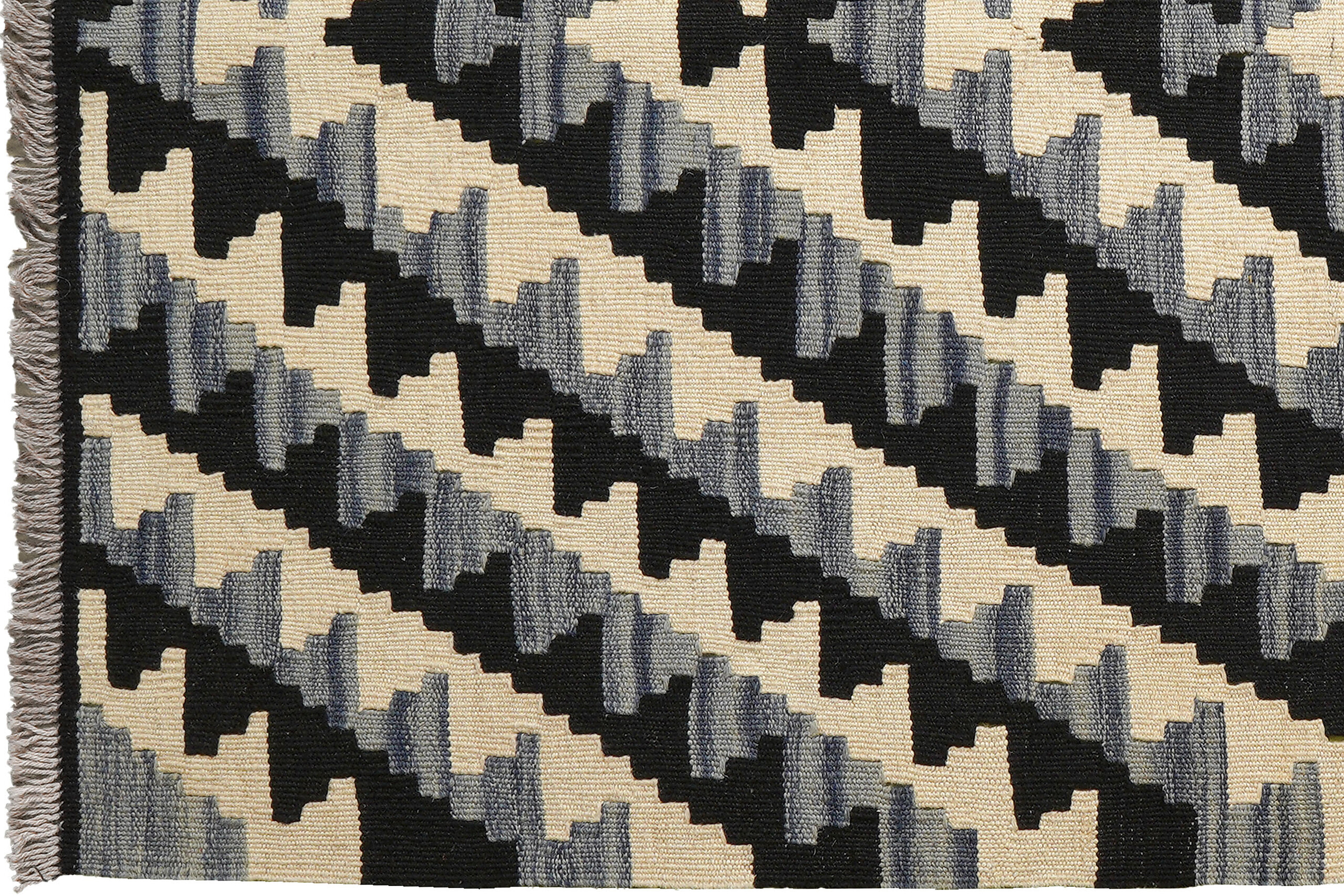 PersaTepp Teppich Kelim Gashgai schwarz B/H/L: ca. 108x1x153 cm