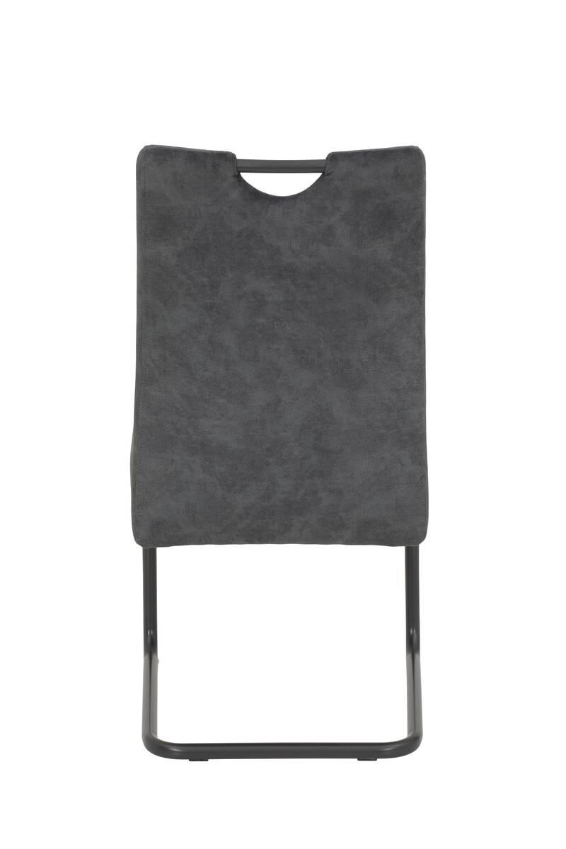 Schwingstuhl anthrazit Vintage Microfaser B/H/T: ca. 50x97x63 cm