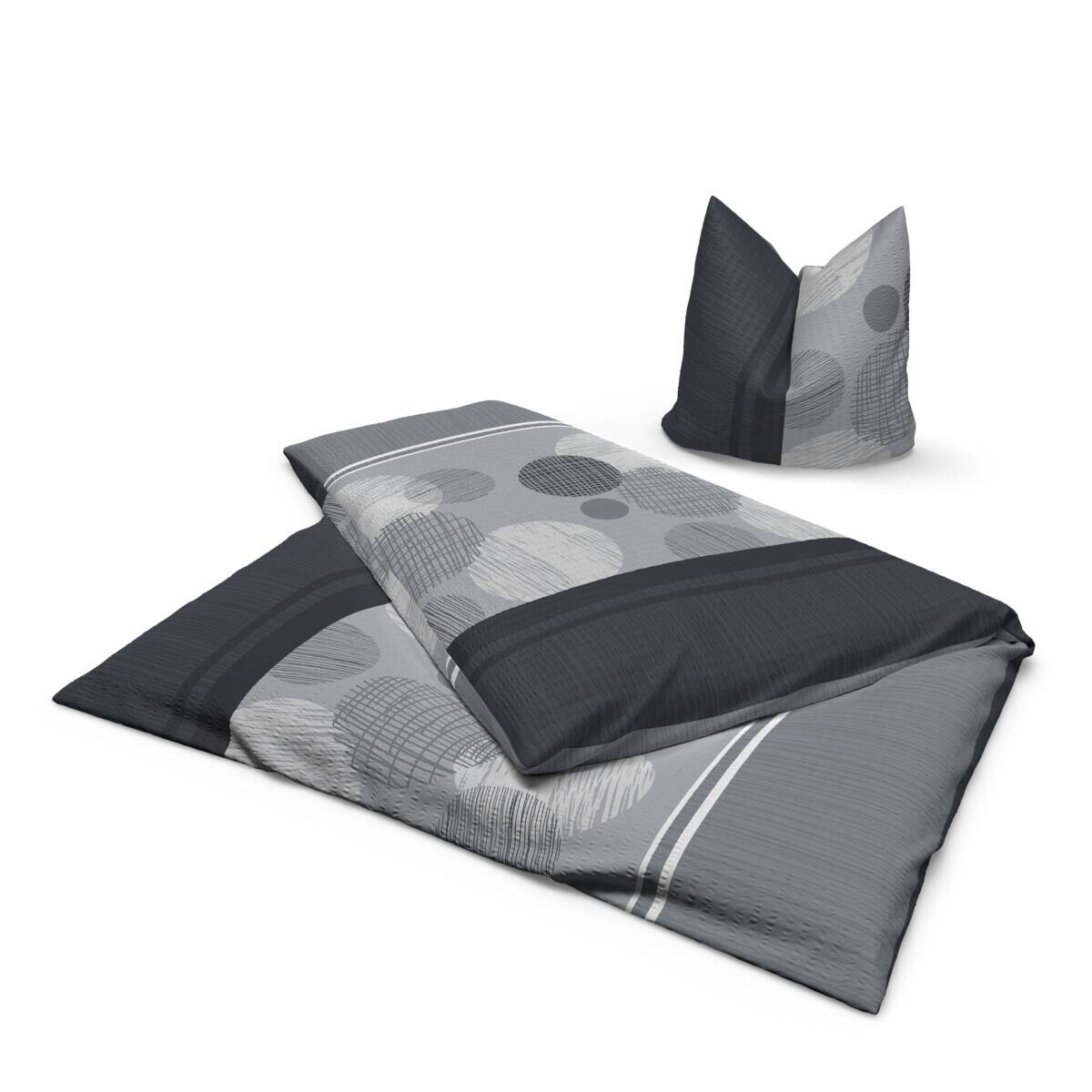 Microfaser Bettwäsche Seersucker