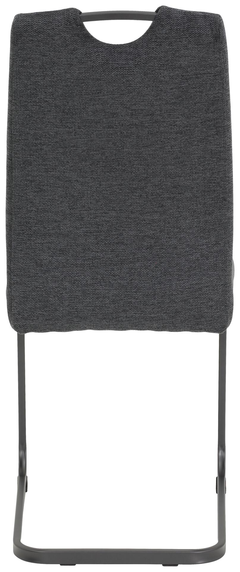 Schwingstuhl Britta anthrazit Vintage grau Webstoff B/H/T: ca. 44x100x59 cm