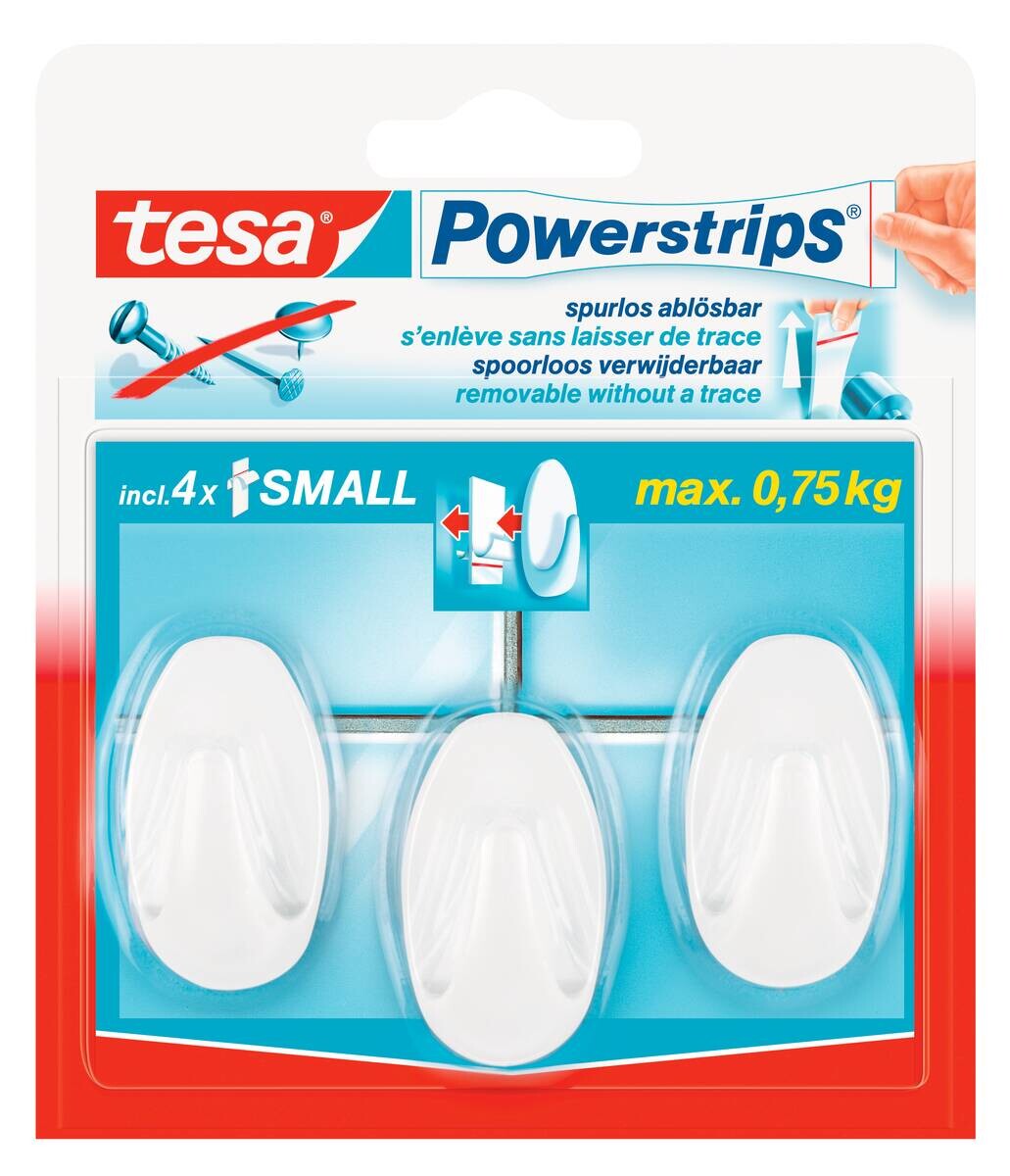 Powerstrips weiß Kunststoff B/H: ca. 25x3 cm