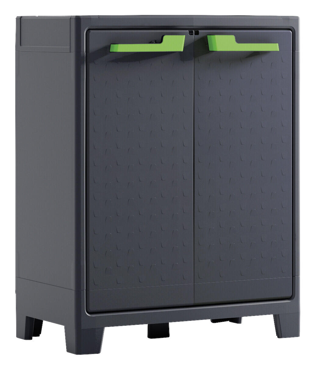 Keter Kunststoffschrank Moby grau Kunststoff B/H/T: ca. 80x100x44 cm