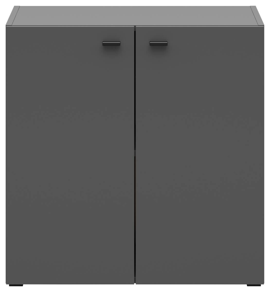 Kommode System 64 anthrazit matt B/H/T: ca. 64x64x35 cm