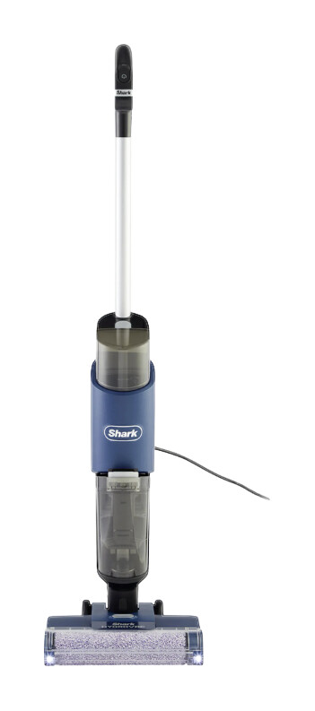 Shark Nass- und Trockensauger blau schwarz Kunststoff B/H/T: ca. 26x28x111 cm