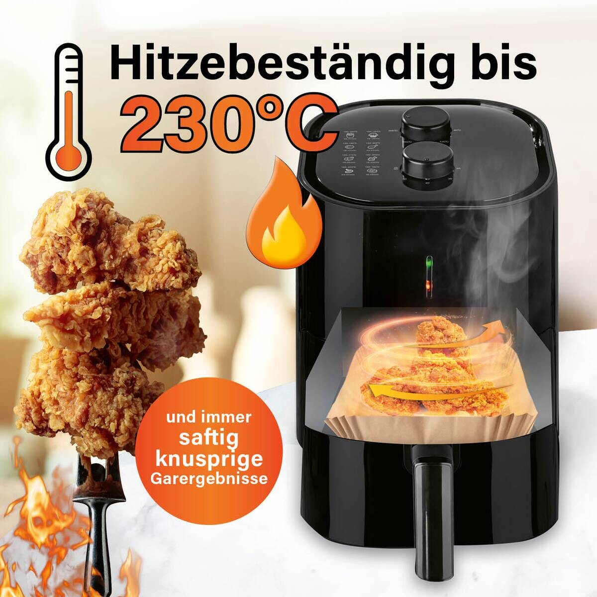 GOURMETmaxx Backpapier H/D: ca. 8x22,5 cm