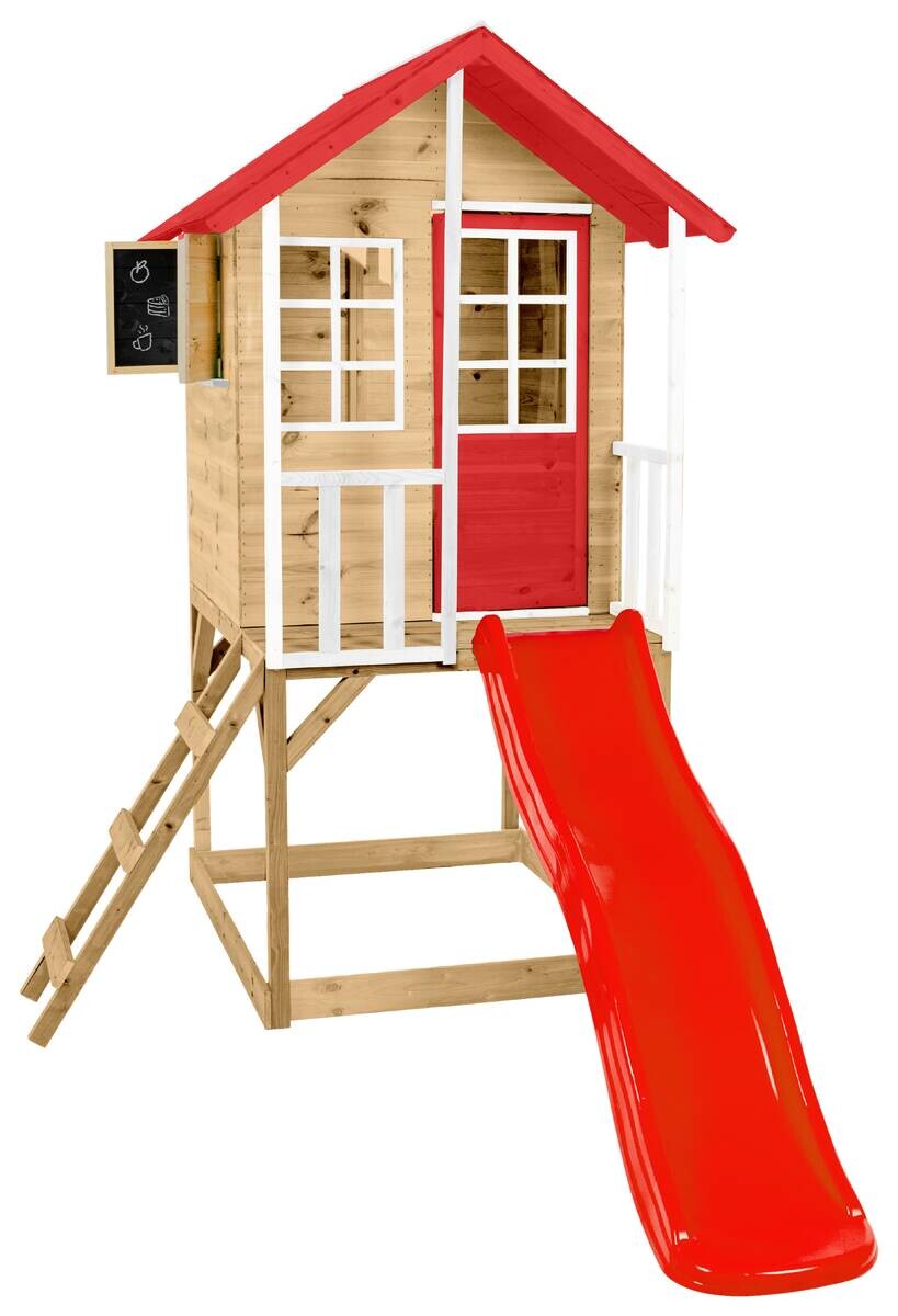Zwerkules Spielhaus Lolla natur B/H/L: ca. 148x224x270 cm