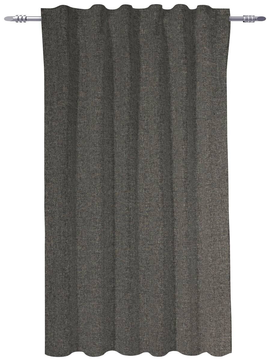 POCOline Kombivorhang Ulrich anthrazit B/L: ca. 135x175 cm