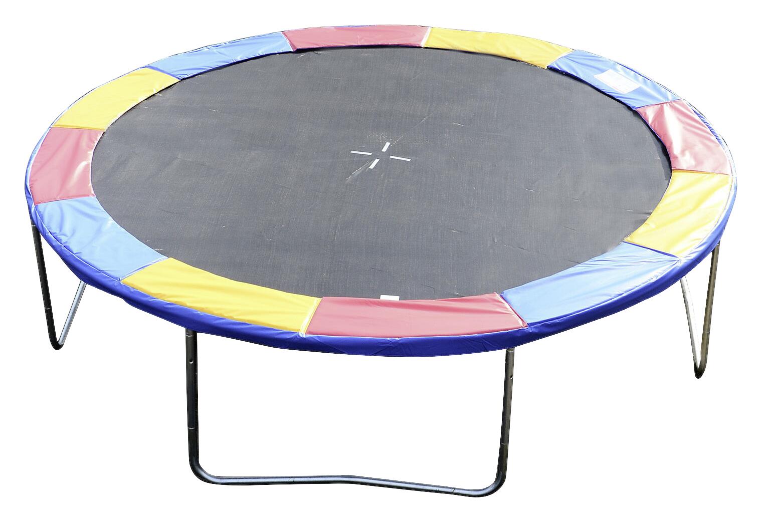 HOMCOM Randabdeckung für Trampoline für Trampoline gelb H/D: ca. 1,5x305 cm