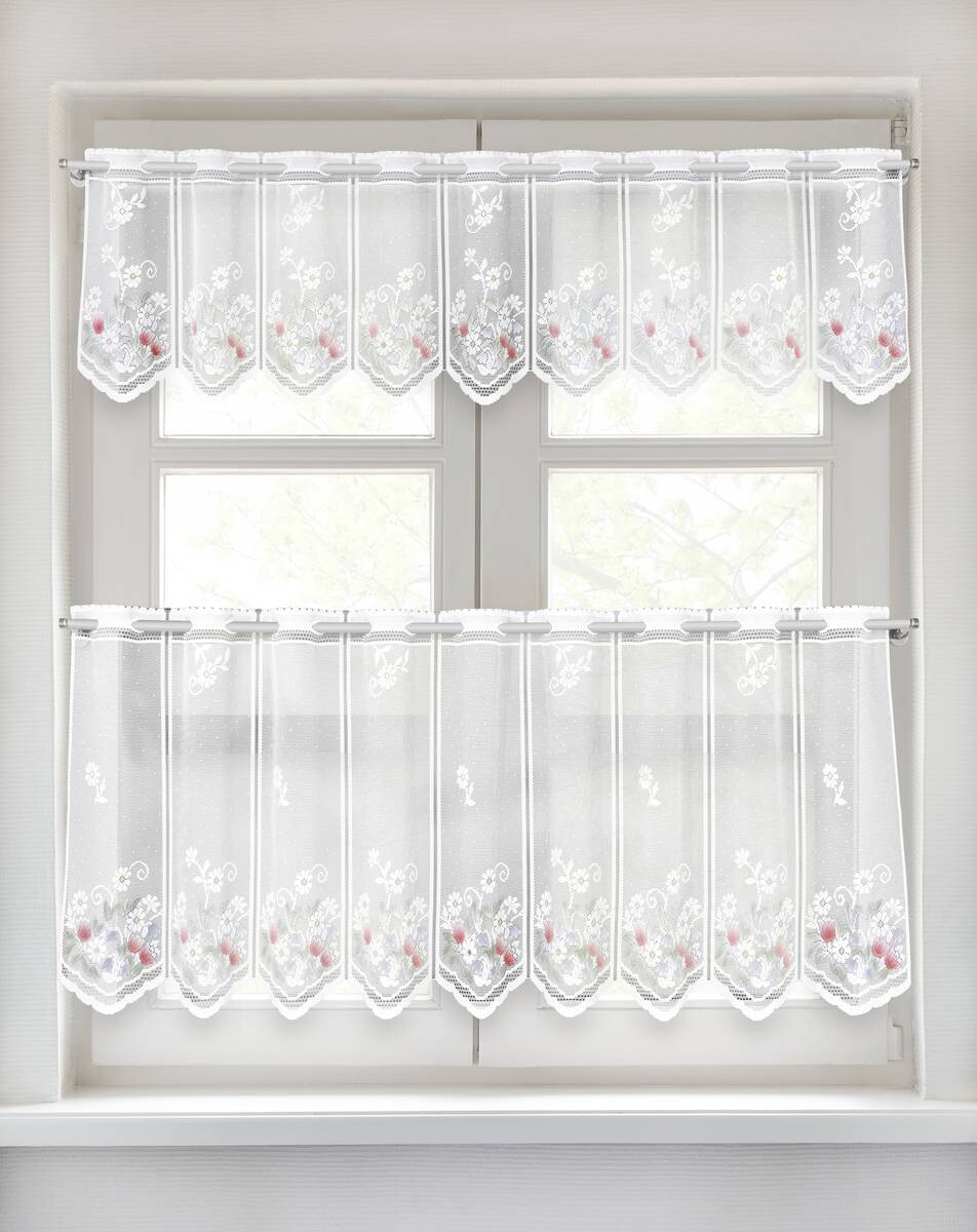 POCOline Scheibengardine Devin bunt B/L: ca. 140x45 cm