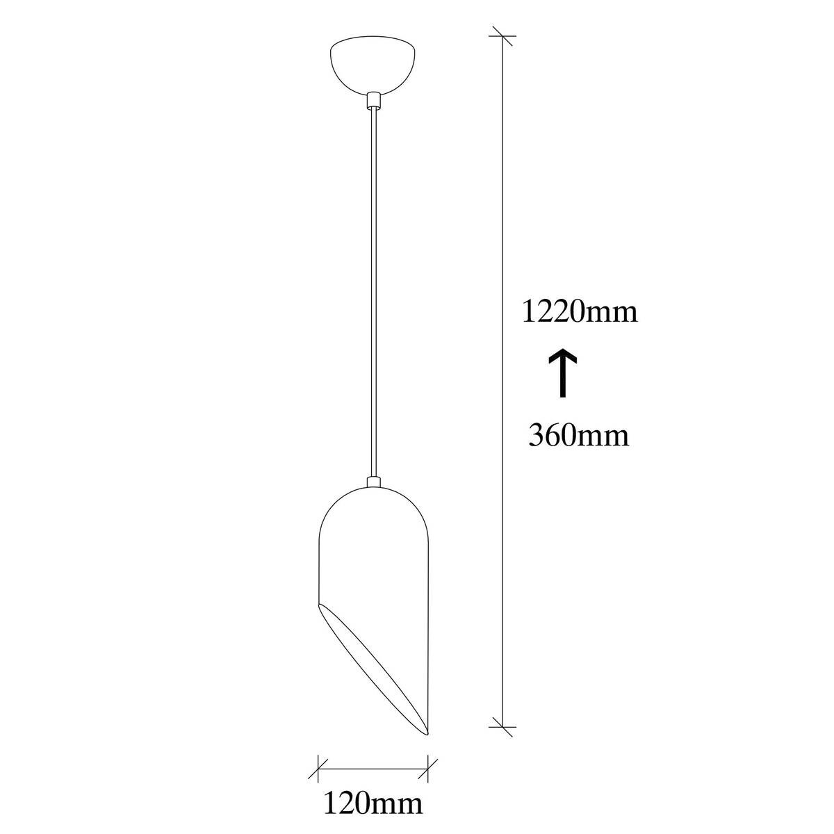 Opviq Pendelleuchte Kesik gold schwarz B/H/T/L/D: ca. 12x121x12x12x12 cm E27 1 Brennstellen