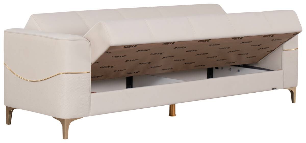 Sofa 3-2-1 Salda beige Microfaser