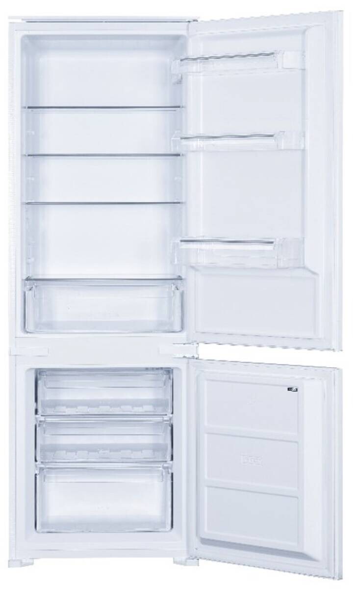 Mican Einbaukühl-/Gefrierkombination EKHBMFSSE weiß B/H/T: ca. 54x177,2x54 cm